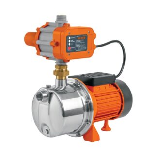 Bomba Presurizadora Jet Acero 1 Hp Con Control, Truper
