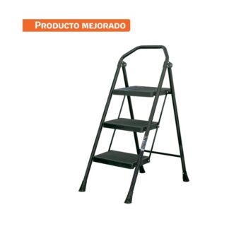 Escalera Tubular, Plegable, 3 Peldaños, Truper