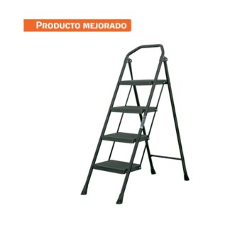 Escalera Tubular, Plegable, 4 Peldaños, Truper