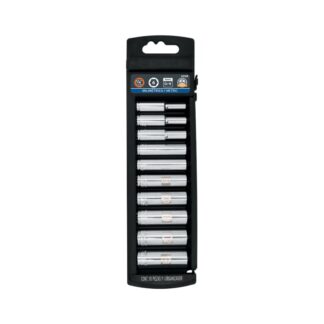 Juego De 10 Dados Largos Cuadro 1/4 mm, Truper