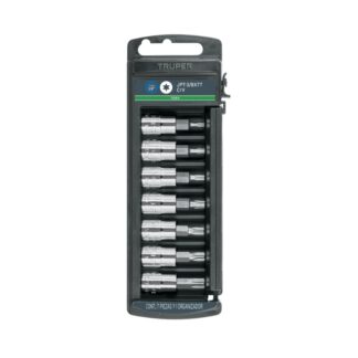 Juego De 7 Dados Cuadro 3/8 Punta Torx, Truper