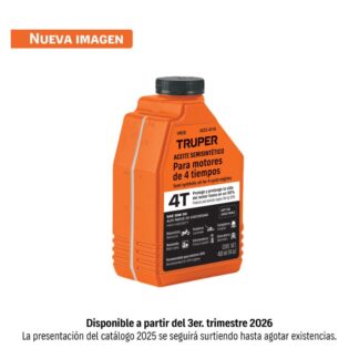 Aceite Semi-Sintetico, 4 Tiempos, 400 ml (14 Oz), Truper