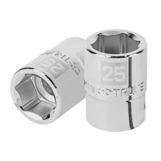 Dado De 25 mm, 6 Puntas, Cuadro 3/4, Truper