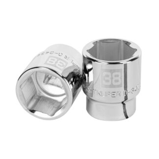 Dado De 38 mm, 6 Puntas, Cuadro 3/4, Truper