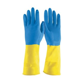 Guantes De Latex Reforzados Para Limpieza, M, Truper