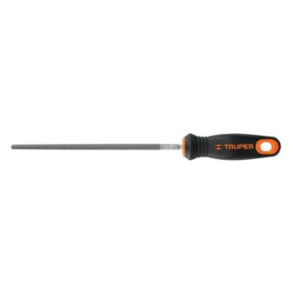Lima Redonda Bastarda 8 Con Mango Doble Inyeccion, Truper