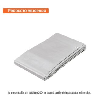 Lona De Polietileno Reforzada 4 X 6 M, Gris, 180G/M2, Truper