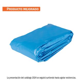 Lona De Polietileno Reforzada 6X12 M, Azul, 180G/M2, Truper