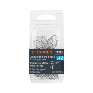 Blister Con 100 Anzuelos Para Pesca # 12, Truper