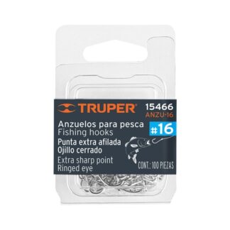 Blister Con 100 Anzuelos Para Pesca # 16, Truper