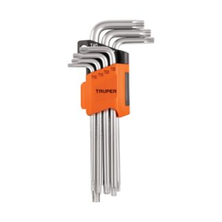 Juego De 7 Llaves Torx Largas Con Organizador Abatible