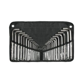 Juego 30 Llaves Allen Largas Mixtas Punta Bola, Estuche