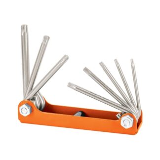 Juego De 8 Llaves Torx Tipo Navaja, Cuerpo De Lamina, Truper