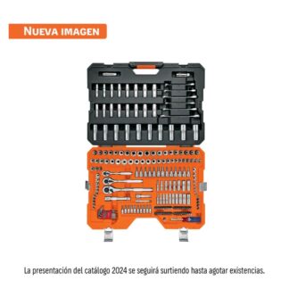 Juego 217 Herramientas 1/4, 3/8 Y 1/2 Std Y mm P/Mecanico