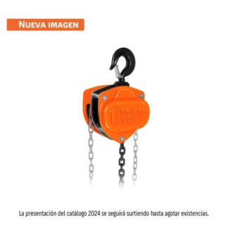 Polipasto De Cadena De 1-1/2 Ton, Truper