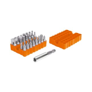 Juego De Puntas Mixtas 1, 33 Piezas En Organizador Plastico