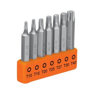 Juego De 7 Puntas Torx Combinadas Largo 2, Truper Expert