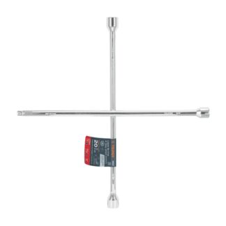 Llave De Cruz 20 Pulida Y Cromada Con Entrada Cuadro 1/2