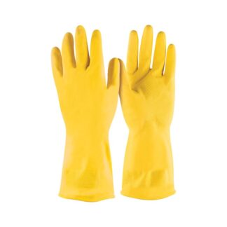 Guantes De Latex Para Limpieza, Amarillos, Xg, Pretul