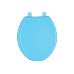 Asiento Redondo Ligero Para WC, Azul