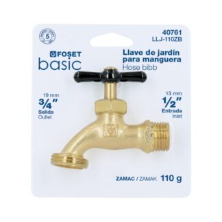 Llave De Jardin De Zamac De 1/2, En Blister