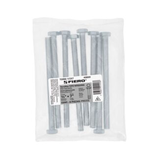 Bolsa Con 8 Tornillos 1/2 X 7 Tipo Maquina, Fiero