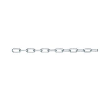 3 Metros De Cadena Galvanizada De 1/8, Fiero