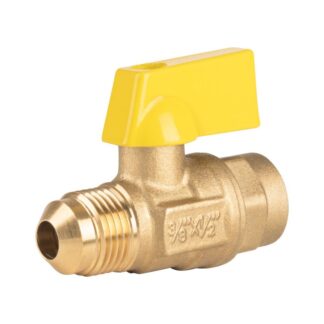 Valvula De Control De Laton Para Gas,3/8X1/2 Soldable
