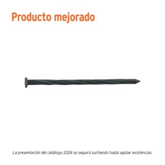 Kilo De Clavos Para Concreto 3-1/2 Negros, Caja De 25 kg