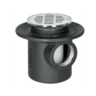 Coladera De Hierro De Una Boca Para Piso, Rejilla Inox