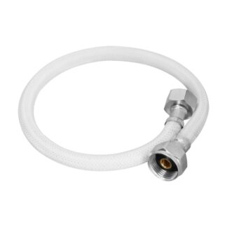 Manguera Para WC, Vinilo Blanco, 1/2 X 7/8, 50 cm, Foset