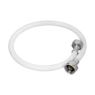 Manguera Para WC, Vinilo Blanco, 1/2 X 7/8, 60 cm, Foset