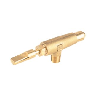 Valvula Horizontal De Laton 1/8 Gas Lp, Alta Presion