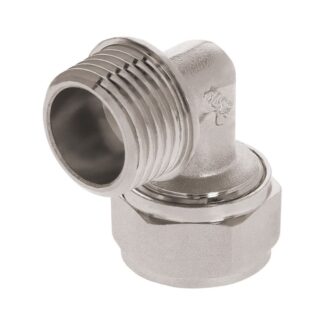 Codo 90 De Laton Para Pealpe, 3/8, Macho