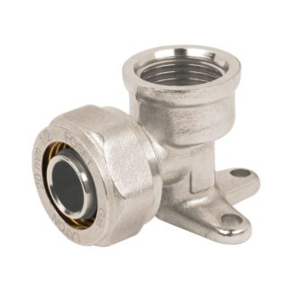Codo Oreja 90 De Laton Para Pealpe, 1/2, Hembra