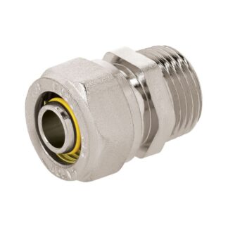 Conector De Laton Para Pealpe, 3/8, Macho