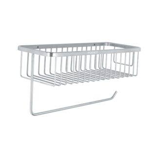 Portarrollo Y Especiero En Cromo Para Cocina, Foset Riviera