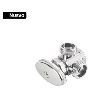 Llave Angular De Laton 1/2 X 1/2, Doble Salida