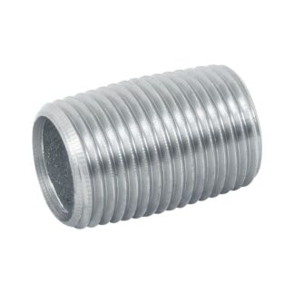 Niple De Acero Galvanizado 1/2 Cuerda Corrida, Foset
