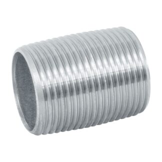 Niple De Acero Galvanizado 1 Cuerda Corrida, Foset