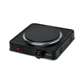Parrilla Electrica Quemador Tipo Disco, Negra, Volteck
