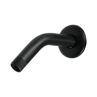 Brazo Corto Con Chapeton Para Regadera, Negro Mate, Aqua