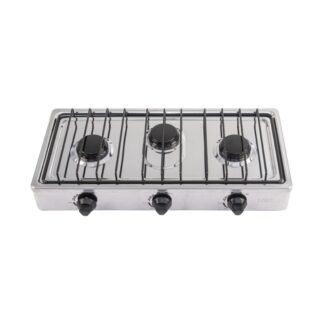 Parrilla De Gas De 3 Quemadores, Acero Inoxidable