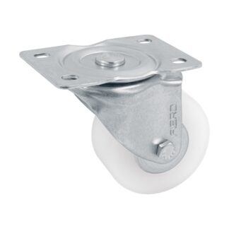 Rodaja De Polietileno 3 Placa Giratoria, Con Balero, Fiero