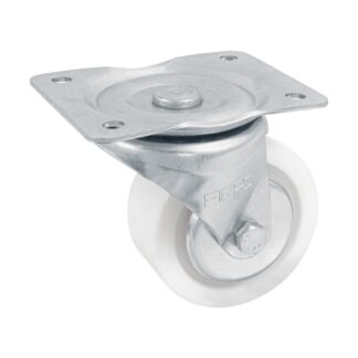 Rodaja De Polietileno 4 Placa Giratoria, Con Balero, Fiero