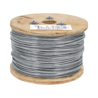 Metro De Cable Rigido 1/16 Acero 7X7 Recubierto PVC, 300 M