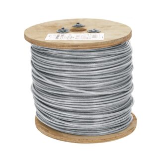 Metro De Cable Rigido 3/32 Acero 7X7 Recubierto PVC, 300 M