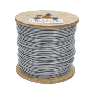 Metro Cable Flexible 3/32 Acero 7X19 Recubierto PVC, 300 M