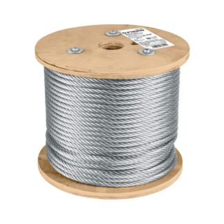 Metro De Cable Flexible 5/16 De Acero 7X19 Hilos, 75 M