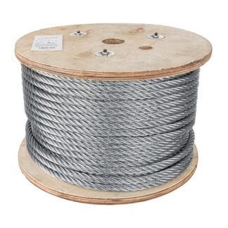 Metro De Cable Flexible 7/16 De Acero 7X19 Hilos, 75 M